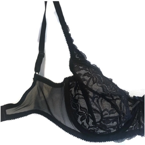 NWOT Versailles Black lace bra size, size 36C - Picture 7 of 7